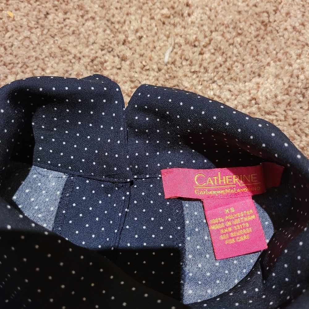 COPY - Catherine malandrino sleeveless polka-dot shirt - Picture 4 of 5